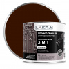 Грунт-эмаль по ржавчине 3 в 1 Шоколадно-коричневый RAL 8017 Лакра 1,7кг Л-С (1/3) (0007635)