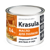 Масло для полков "KRASULA " 0,4кг (1/9) (Защитный состав для бань и саун)
